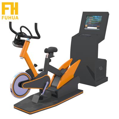 China Win Money Amusement Park Equipment 9D VR Bike Simulator Virtual Exercise Bike VR Sports Vr Sports Training for sale