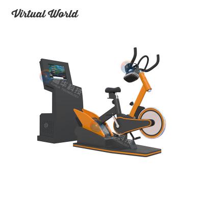 China 2019 Newest Hot Sale Fitness Center 9D VR Bike Simulator Fitness VR Bike Game Machine Virtual Reality Exercise Bike for sale