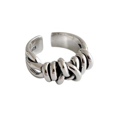 China FASHIONABLE Jewelry NewSR213 Ring Fine Multilayer 925 Twist 925 Silver Rings for sale