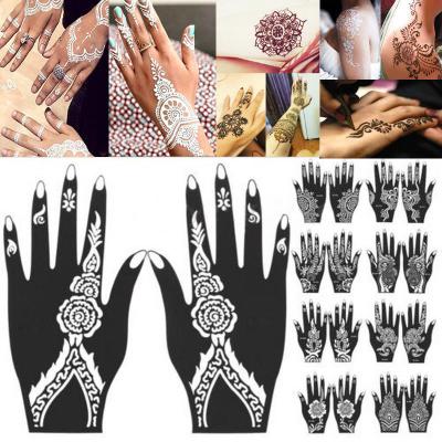 China New Arrival Temporary Tattoo Stencil Hot Selling Body Art Henna Tattoo Stencil for sale