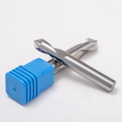 China Metal Drilling Carbide 90 Degree NC Spotting Spot Drill Router Bits Woodworking Reboring Drills for sale