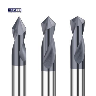 China Metal Drilling Carbide 90 Degree NC Spotting Spot Drill For Power Tools Screw Bit puntas Para for sale