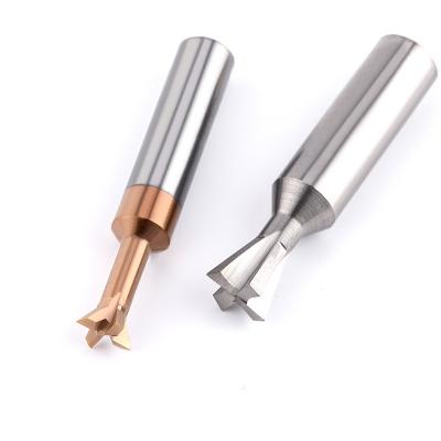 China Dovetail Cutter Custom Cemented Carbide Dovetail Groove Milling Cutter Custom Tungsten Steel Taper Angle Set T Shaped Non-Standard R Chamfering for sale