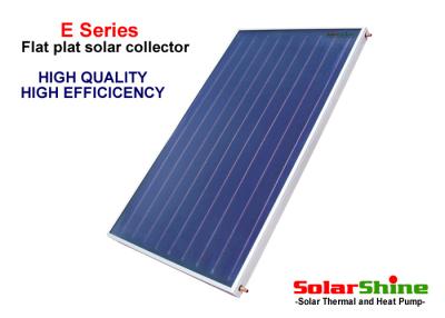 China Solar Power Flat Plate Solar Collector 1m X 2m High Density Polyurethane Insulation for sale