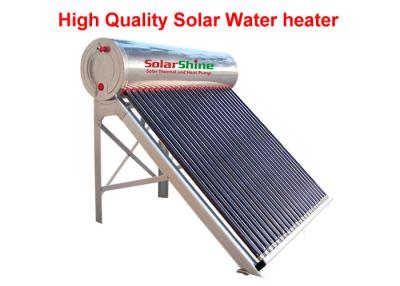 China Aquecedor de água solar seguro do tubo de vácuo, aquecedor de água solar da tubulação de calor à venda