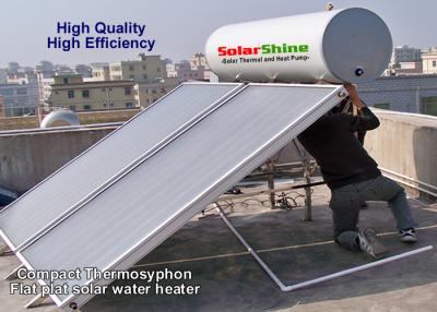 China Flexible Flat Plate Solar Water Heater , Solar Energy Water Heater For House for sale