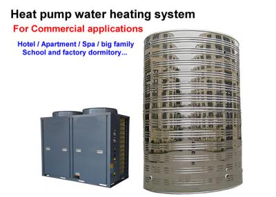 China 4.0 Cop Solar Powered Hot Water Heater Floor Standing Installation CE Approved for sale