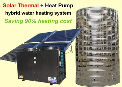 China Energy Saving Solar Heat Pump Water Heater Corrosion Resistance For Family House for sale