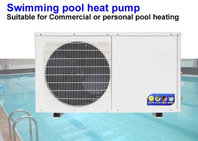 China White / Grey Color Swimming Pool Heat Pump , Small Air Source Heat Pump for sale