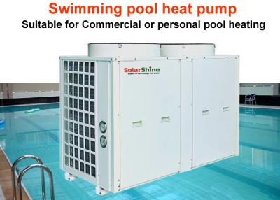 China Low Energy Consumption Air To Water Source Heat Pump , Pool Air Source Heat Pump for sale