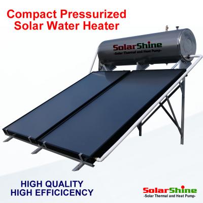 China Automatic Flat Plate Solar Water Heater Directed Thermosyphon Circulation Type for sale