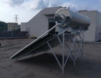 China Integrated Pressurized Flat Plate Solar Water Heater Stainless Steel Tank 0.6Mpa for sale