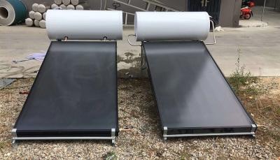 China flat plate compact solar water heater 4， flat plate water heater for sale