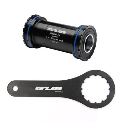 China Mountain Road Bicycle GUB BB386/24 Ceramic Press-fit Lower Ratio Bracket w/ Key Lower Brackets For Shimano 24mm SRAM 22mm GXP Crankset for sale