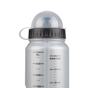 China All Bikes GUB Team 1000mL Bicycle Water Bottle Food Grade Dust Cap Large Capacity Plastic Spout Bike Cycling Sport Plastic Water Bottle for sale