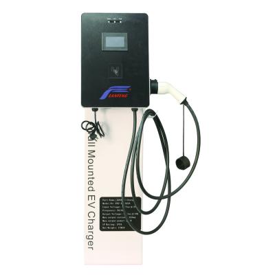 China LANFENG 22kw 32a LFEV-AC22A Type2 AC EV Charger OCPP Level 2 Version Electric Car Charging Station System CE AC EV Home Charging Station for sale