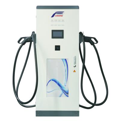 China China 120KW Dual Gun Charger Solutions Device DC Electric Vehicle EV Fast Car Charging Stations With CCS Type - 2 OCPP 1.6J LFEV-DC120B for sale