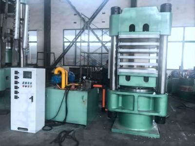 China Multilayer Rubber Heat Plate Vulcanizing Press with Customized Clamping Force XLB-50t for sale