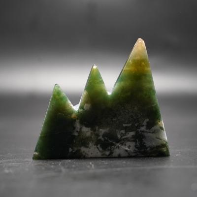 China China Natural Healing Crystals Carving Crafts Agate Mountain Feng Shui Decoration For Desktop Ornaments for sale