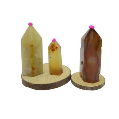 China Wholesale High Quality Natural Onyx Crystal Crafts Art Decoration For China Agate Engraving Gift for sale