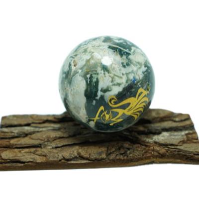 China China Wholesale Various Natural Gemstone Carved Agate Crystal Ball For Feng Shui for sale