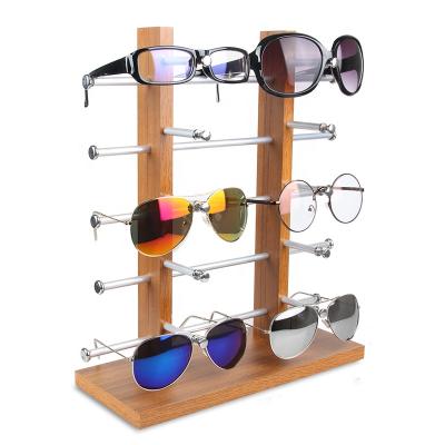 China Mdf+metal Glasses Eyewear Display Cabinet Glasses Display Stands Display Rack Store Sunglasses Display Rack for sale