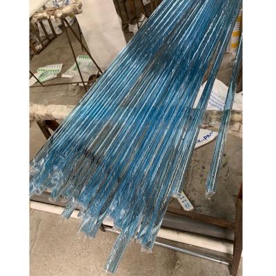 China High Quality Custom Made Clear Color PMMA Length Acrylic Tube 15 20 30 50 100mm Light Blue Tubing And Tubing For Lighting for sale