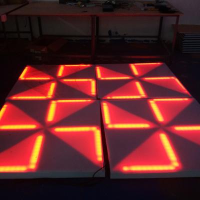 China 24 DMX512 RGB New Color Changing Nightclub Disco Dance Floor Panels Led Luminous Dance Floor for sale