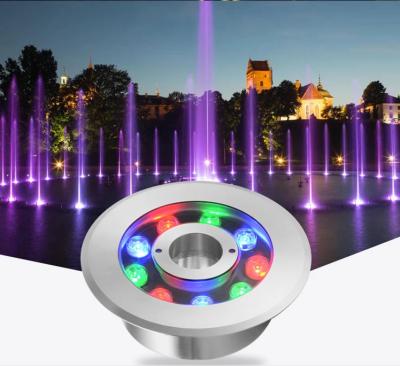 China High Quality Led Fountain Light RGB Underwater Fountain Hotel Fountain Light Submersible Ip68 Fountain Led Lights for sale