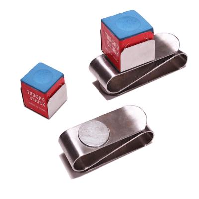 China High Quality Cue Chalk Holder Stainless Steel Chalk Holder For Billiard Chalks for sale