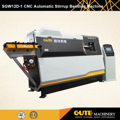 China Automatic Stainless Steel CNC Stirrup Bender Machine SGW12D-1 GUTE for sale