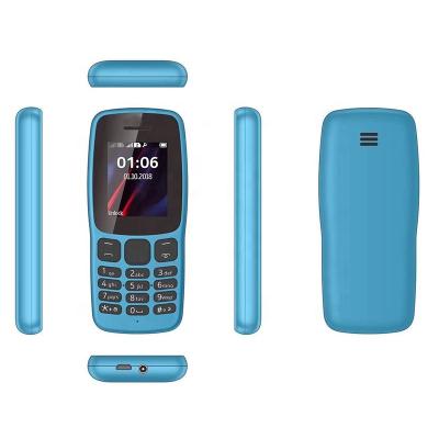 China OEM dual SIM Card Wholesale older bar phone dual sim dual standby FM radio mini for Nokia 106 feature phone for sale