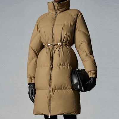 China Waterproof Feather 500 550 600 650 700 750 800 850 900 White Duck Winter Custom Long Canadan Goose 950 Fill Goose Down Jacket Woman for sale