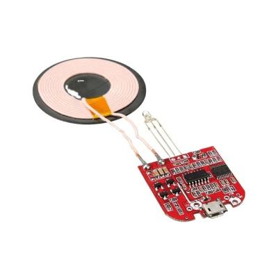 China CE FCC ROHS Certified Custom Mobile Wireless Charger PCB Assembly Module with 2 Coils for sale