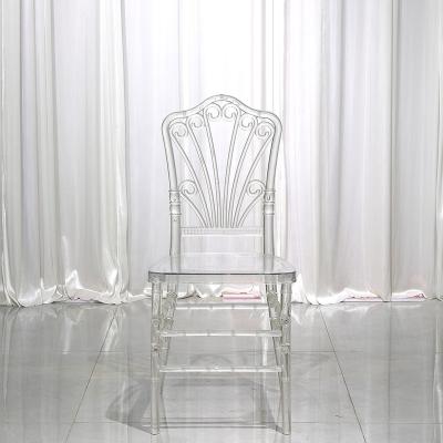 China Modern Wedding Acrylic Dining Chair Stylish Modern And Functional Design Hard Material for sale