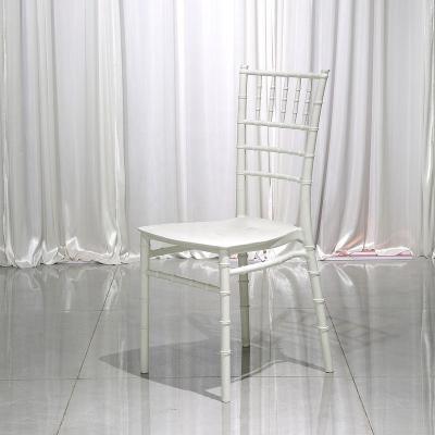 China Modern Perfect Design Luxury Furniture Customized Velvet Cushion Plastic Chiavari Dining Chairs For Wedding Banquet for sale