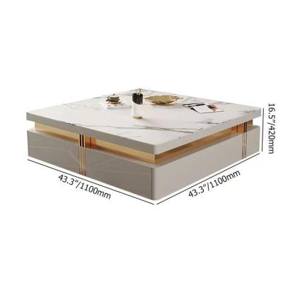 China Hot Selling Square Shape Wedding Decoration Coffee Table (Other) Adjustable for sale