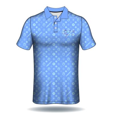 China 90% Polyester+10%Spandex Design Your Own High Quality Custom Print Workout Polo Shirt Quick Dry Sports Golf Polo Shirts Tank Top for sale