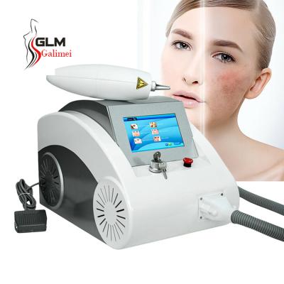 China Pigment Removal 2021 Professional Hair Remove Pico Price Portable ND Picosecond Yag Laser Tattoo Removal Q Switched Machine for sale