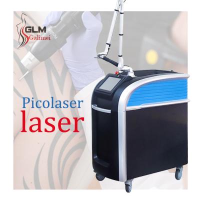 China 2021 Pigment removal pen professional diodo lamp ND yag price dual korean arm tattoo removal machine picosecond Q-switched laser for sale