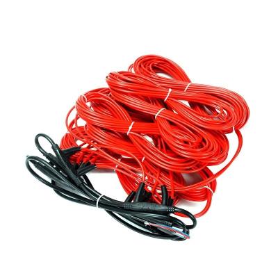 China 220V Household Appliances Heating Cable Carbon Fiber Core 33 Ohm/m Electric Infrared Floor Hot Cable for sale