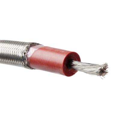 China Home Appliance 3122 High Temperature Cable Silicon Coated Wire Braid Jacket for sale