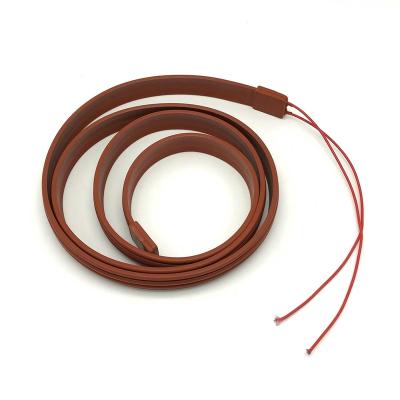 China roof & gutter defrosting 25x1000mm 220V silicone rubber heating cable for water pipe freeze protection for sale