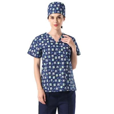 Chine High quality and cheap scrubs hospital set senior medical unisex nursing surgical gown uniform pants suit à vendre