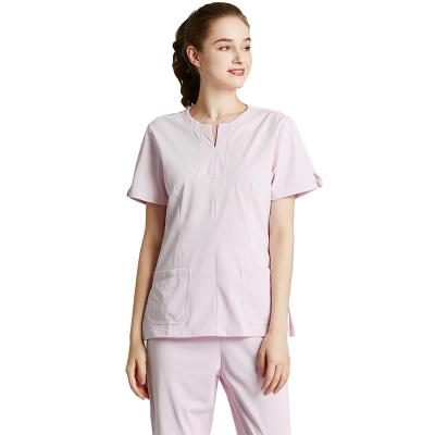 Κίνα Custom Made Conductive Hospital Polyester Nurse Nursing Uniform Set προς πώληση