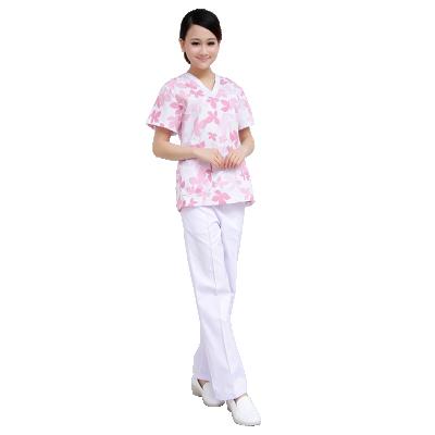 Cina Hospital Factory Outlet Polyester Cotton Hospital Nurse Nursing Uniform Set in vendita