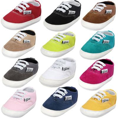 China Lightweight Breathable Soft Sole Four Seasons Outdoor Baby Sneaker Organic Rubber Anti-skid Unisex Canvas Shoe for sale