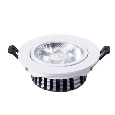 China Modern Commercial Lighting Led Cob 10W Downlights Adjustable Ceiling Spot Lamp For Residence Hotel Bar for sale