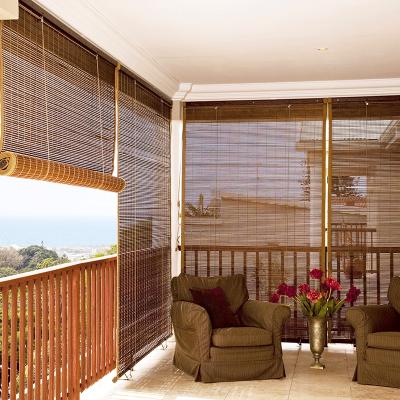 China High-survey Modern Products Beautiful Elegant Roller Mechanism Curtain Shades Motor Bamboo Blinds for sale