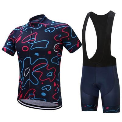 China Comfort Antibacterial Breathable Bike Cycling Suits, Cycling Jerseys Outdoor Cycling Short Sleeve Set Wear For Men for sale